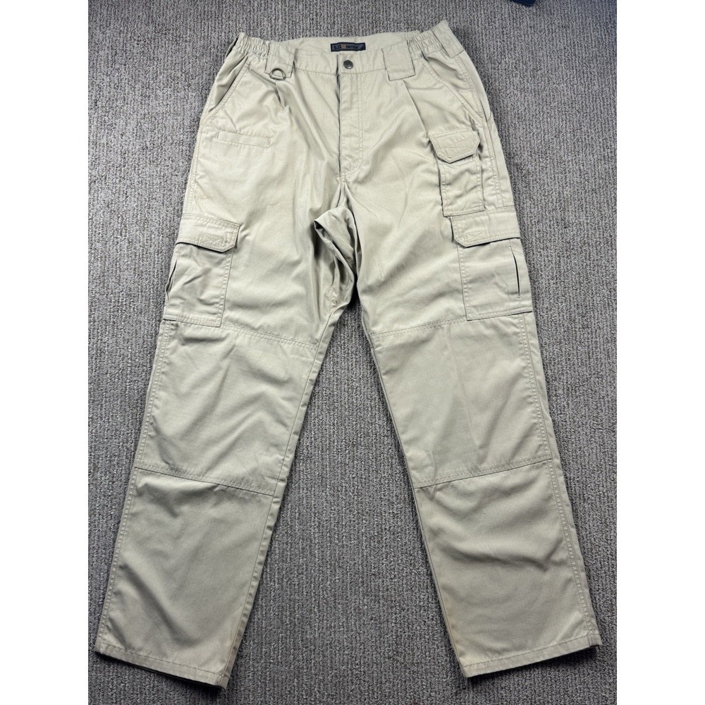 5.11 Tactical Mens 32x32 Taclite Pro Ripstop Cargo Pants Khaki